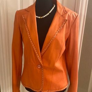 Leather jacket, lamb.